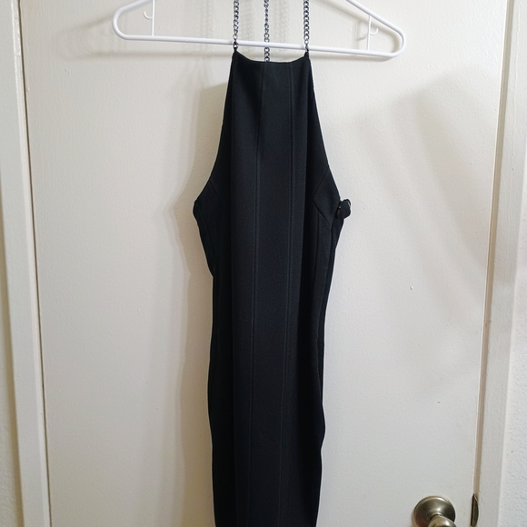 Topshop Dresses & Skirts - Topshop Black Halter Bodycon Dress